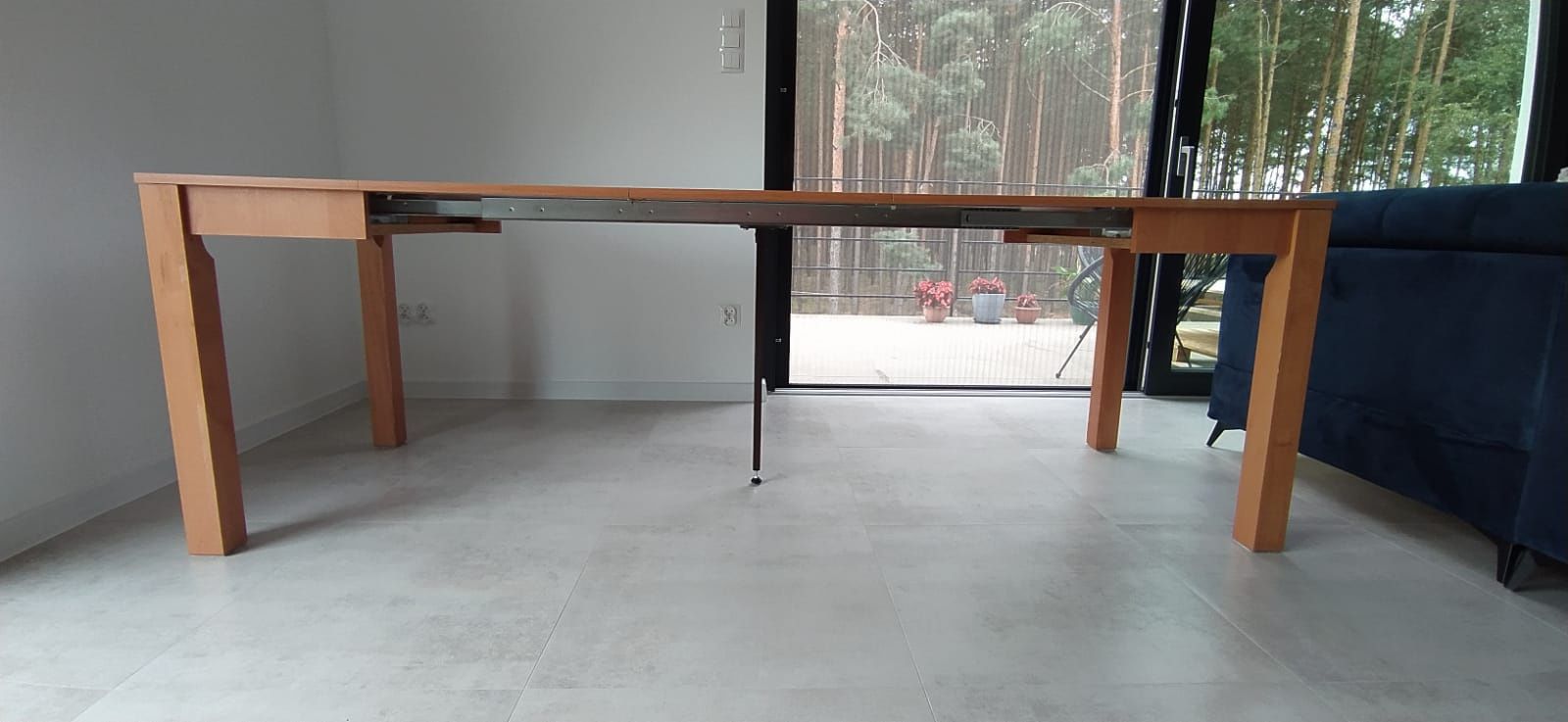 Stół rozkładany 80x80 do 230 cm (3 x wkładka 50 cm)