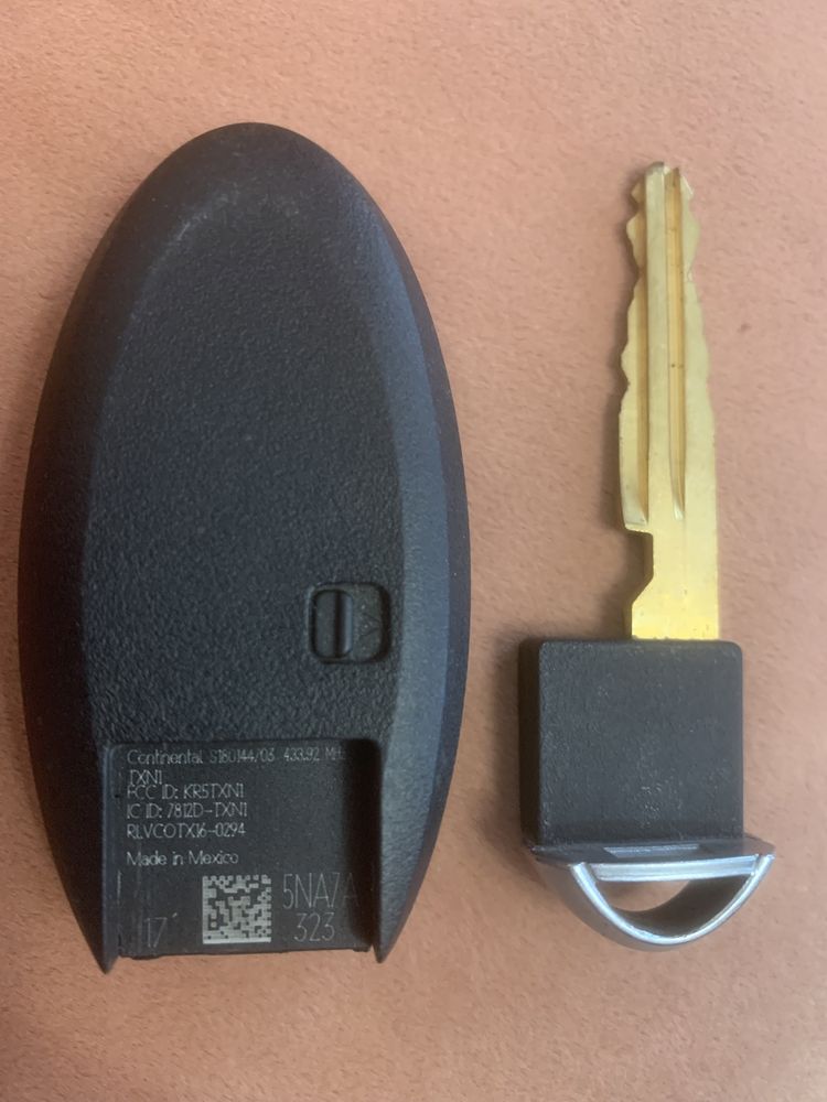 Ключ Nissan, Infiniti 2019 року