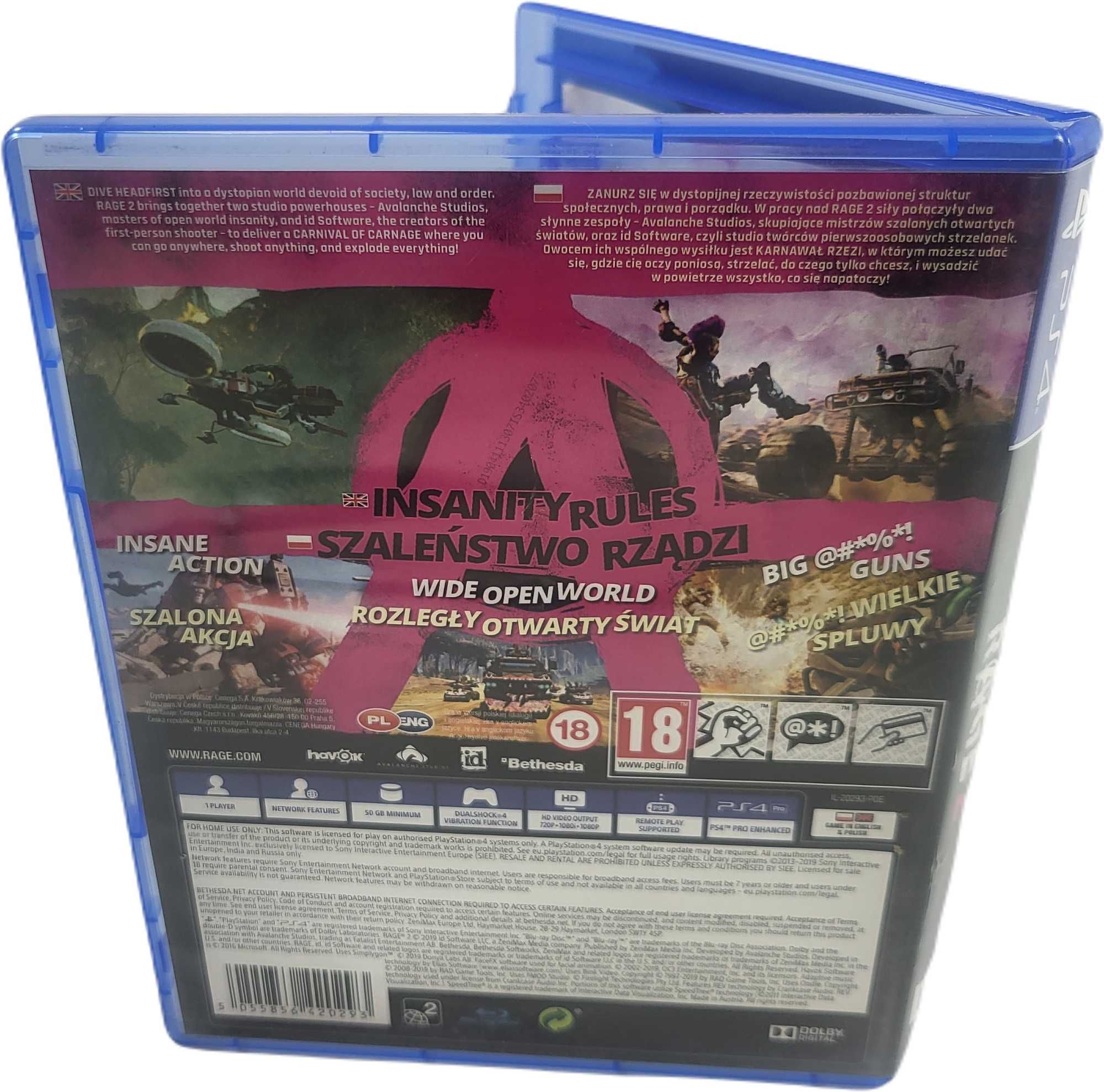 Gra na konsolę Playstation 4 Rage 2