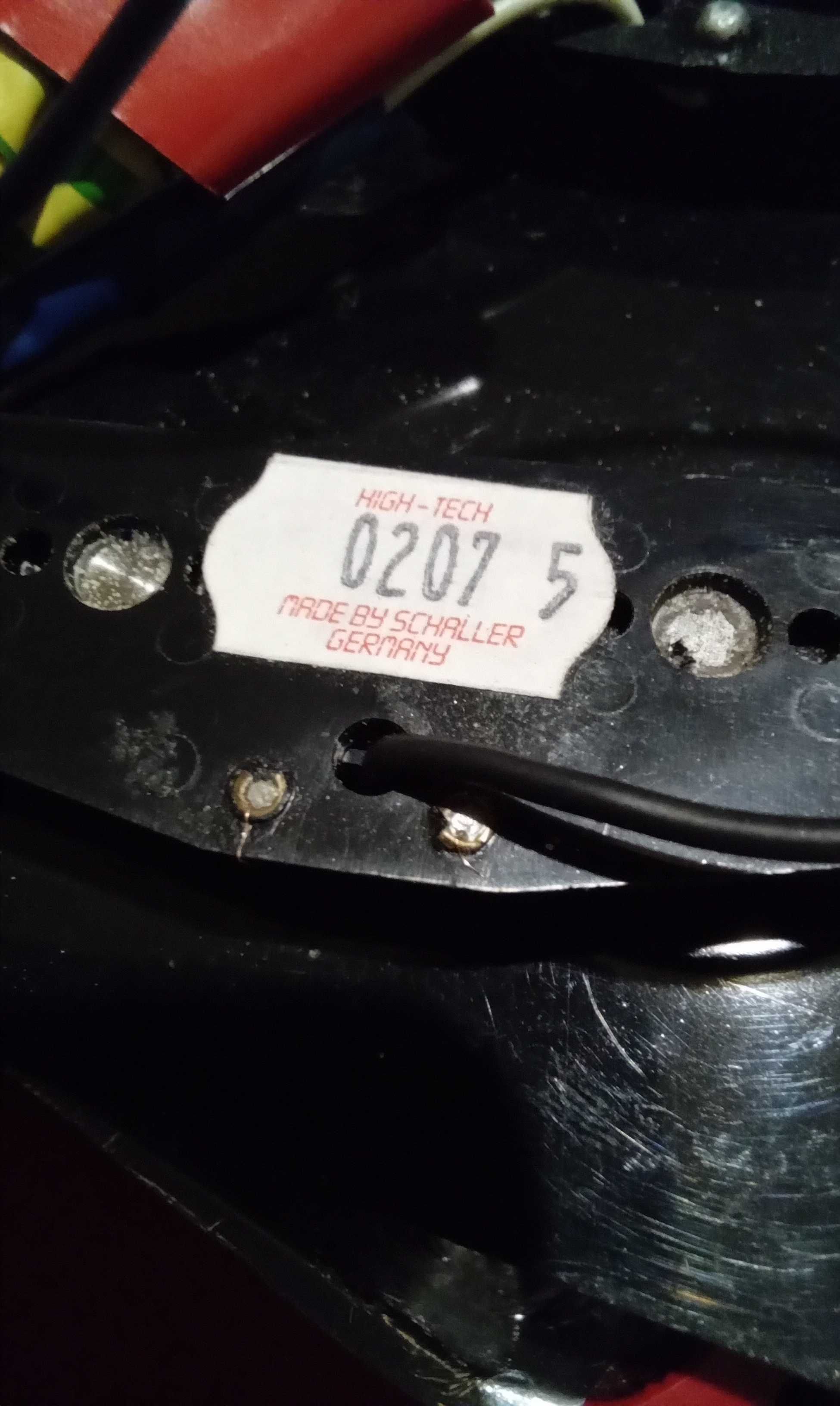 Pickup Schaller High-Tech Bridge Germany,lata80,90,Stratocaster(Video)