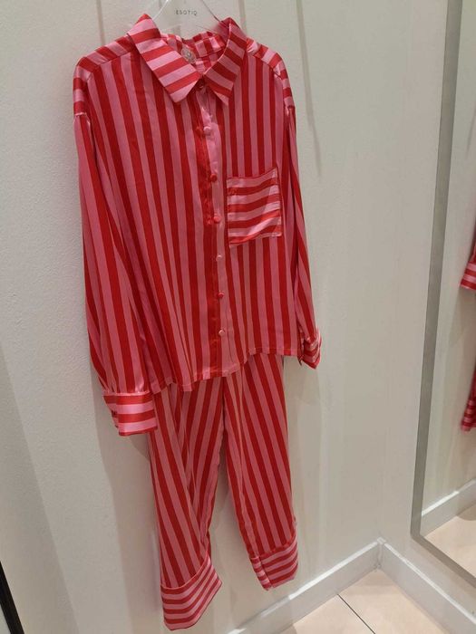 Piżama Eva Minge&Esotiq Cress w paski, rozm M