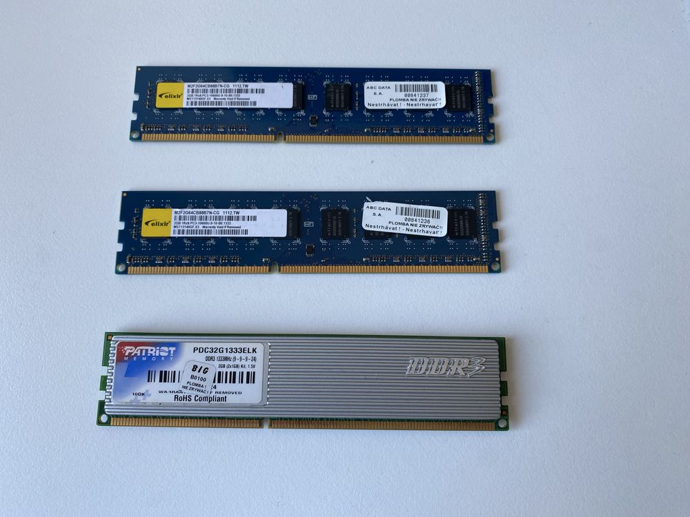 Ram DDR3 2gb x 3