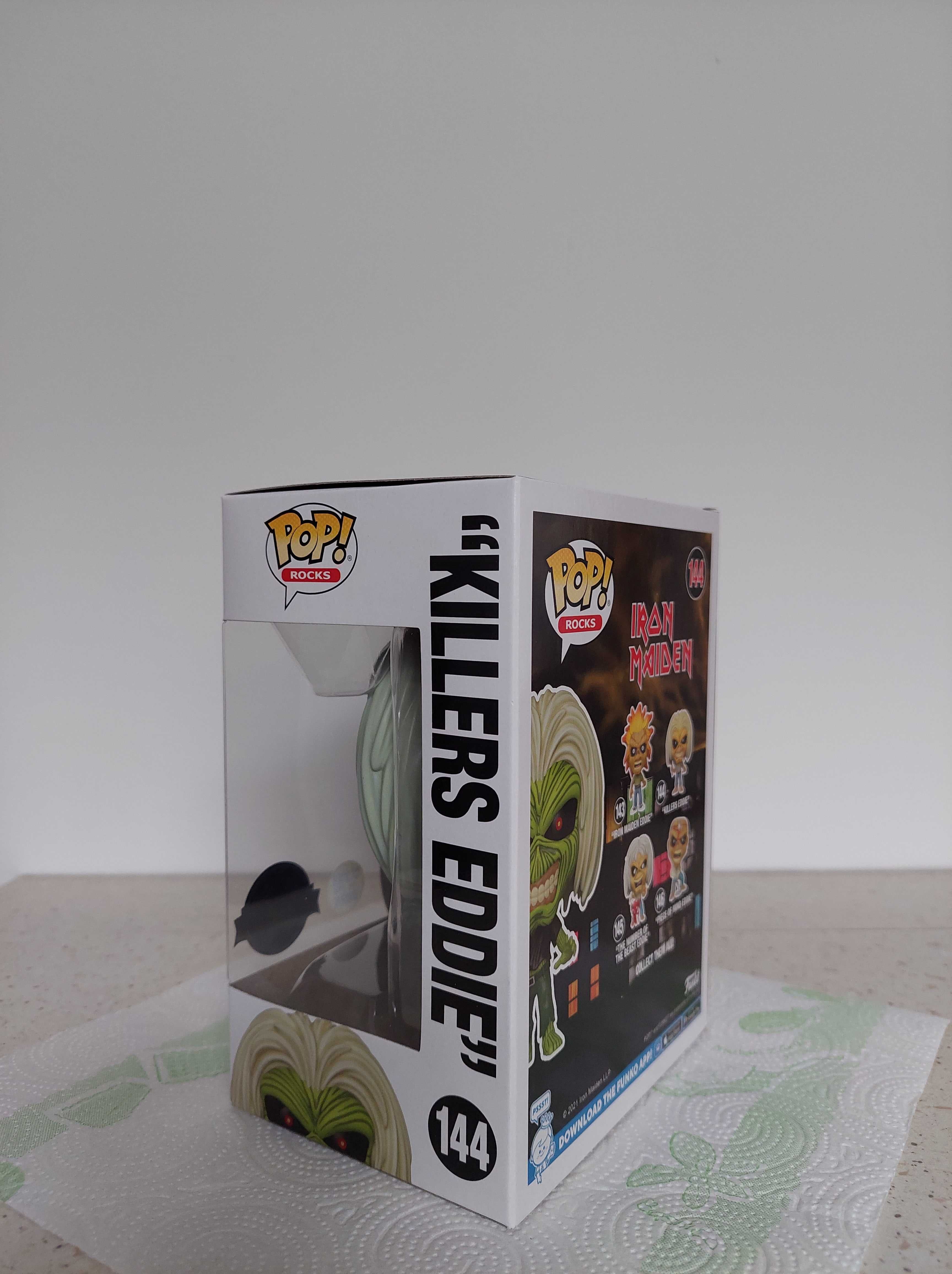 Funko POP Rocks #144 Killers Eddie GiTD