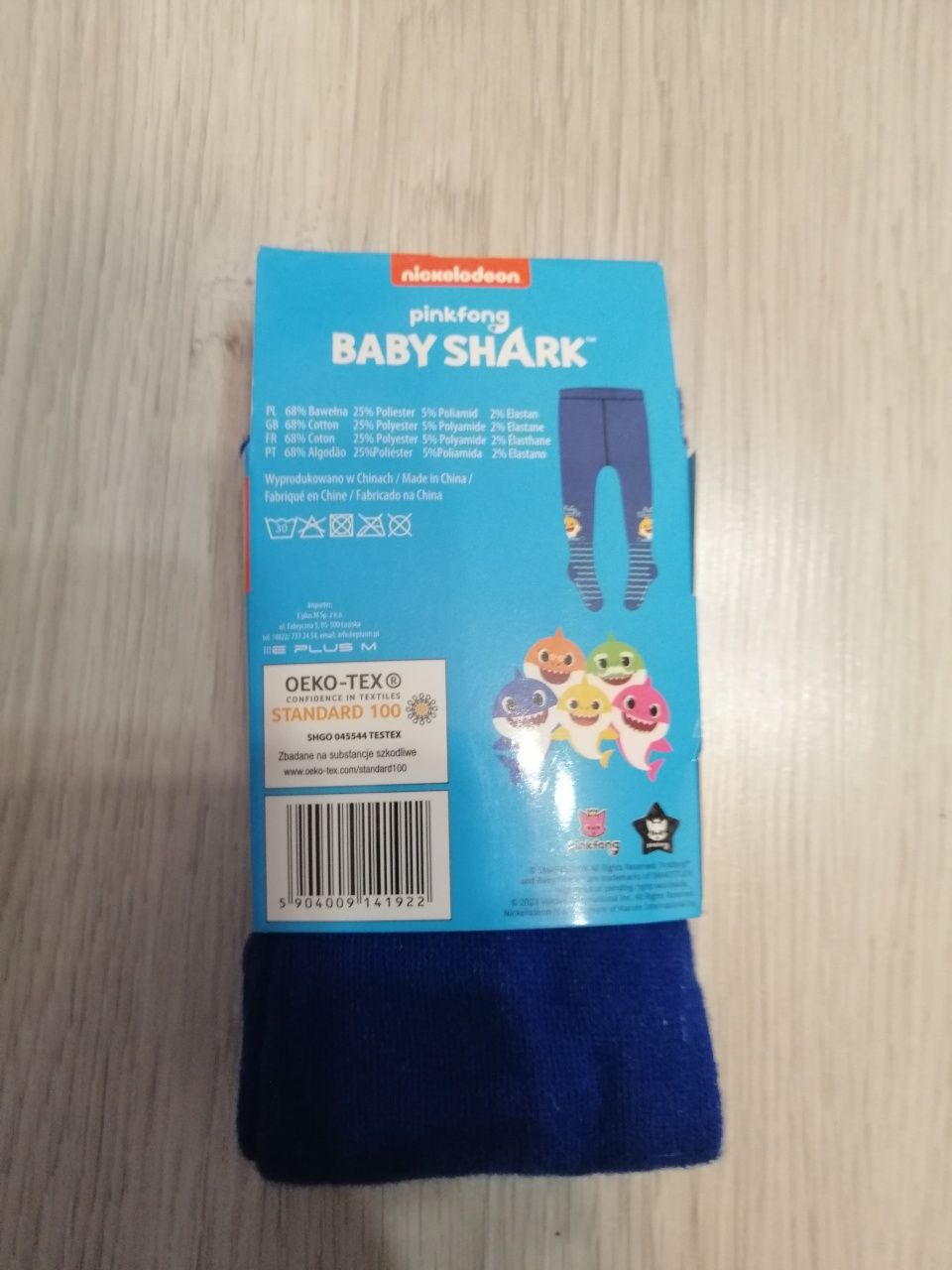 Rajstopki chłopięce Baby Shark 104-110