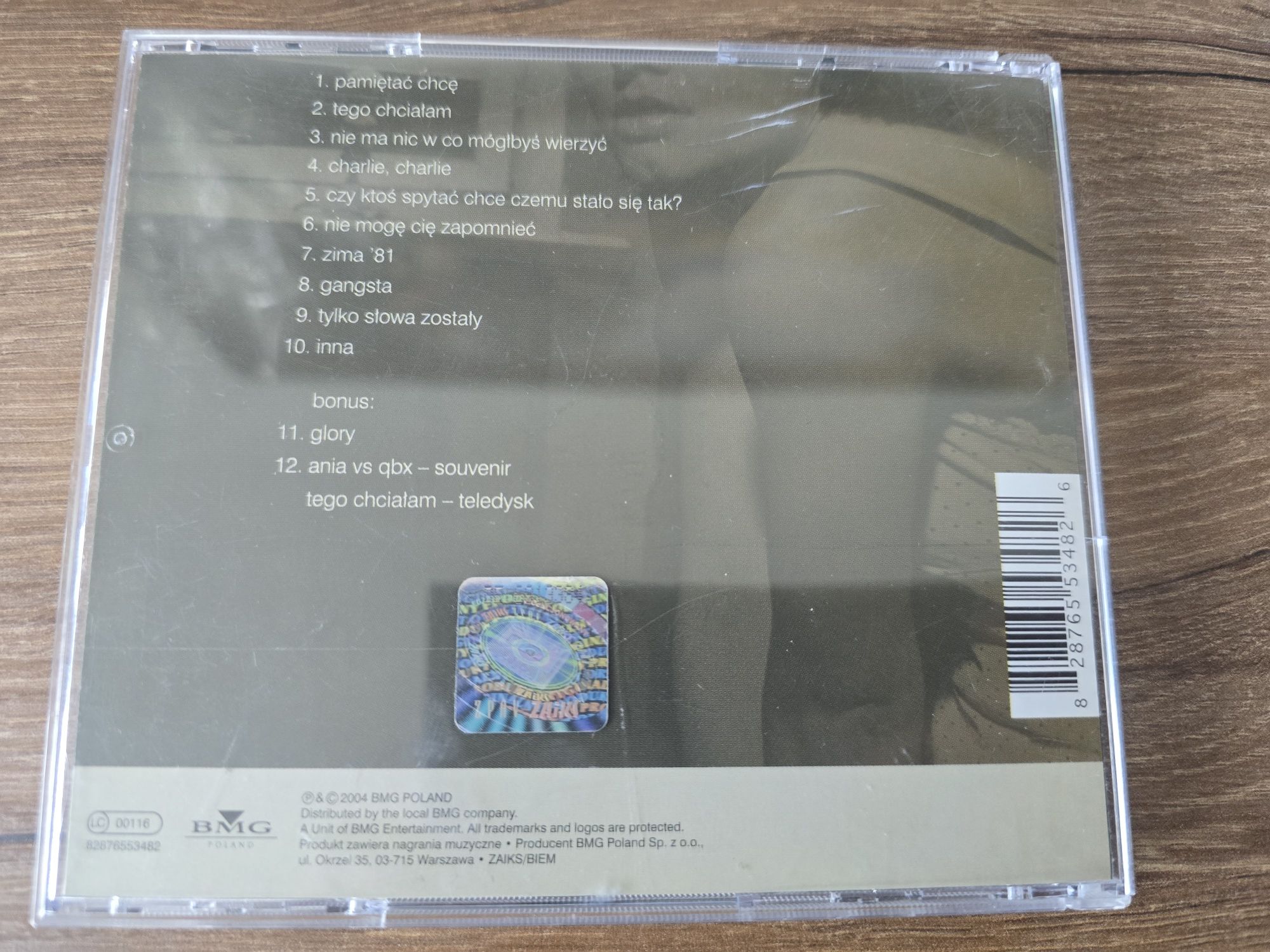ANIA Samotność po zmierzchu CD 2004 rok