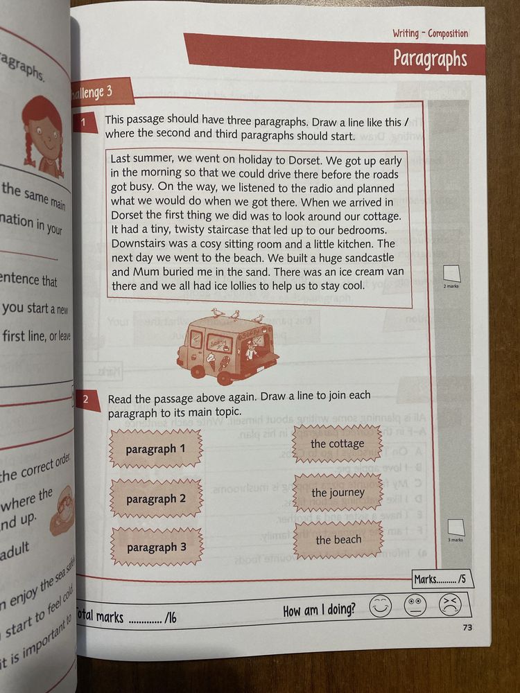 P4/P5 English Practice Workbook - Age 8-10