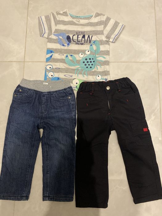 Ubranka dla chlopca rozm . 92