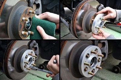 DYSTANSE ZE ŚRUBAMI poszerzające oś SUBARU IMPREZA-10,15,20,25,30,40mm