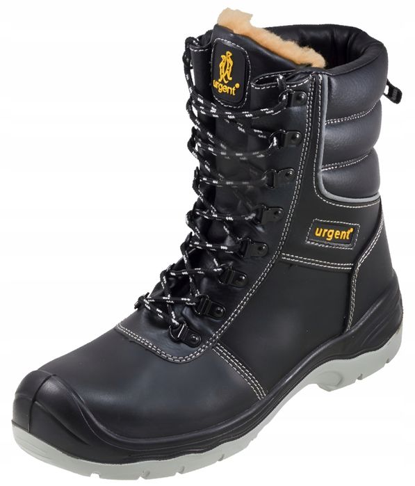 Buty Robocze Zimowe Trzewiki Wysokie Ocieplane Wodoodporne 39-46