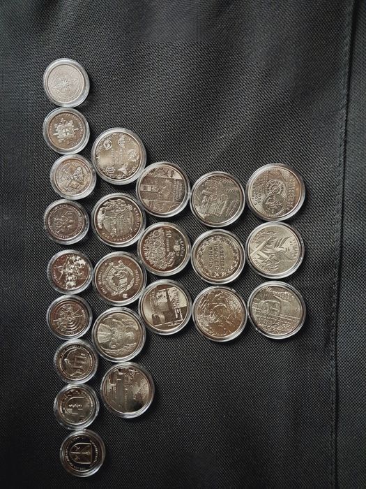 Набір монет Збройні сили України, ЗСУ, ВСУ, ДШВ, Флот, набор монет