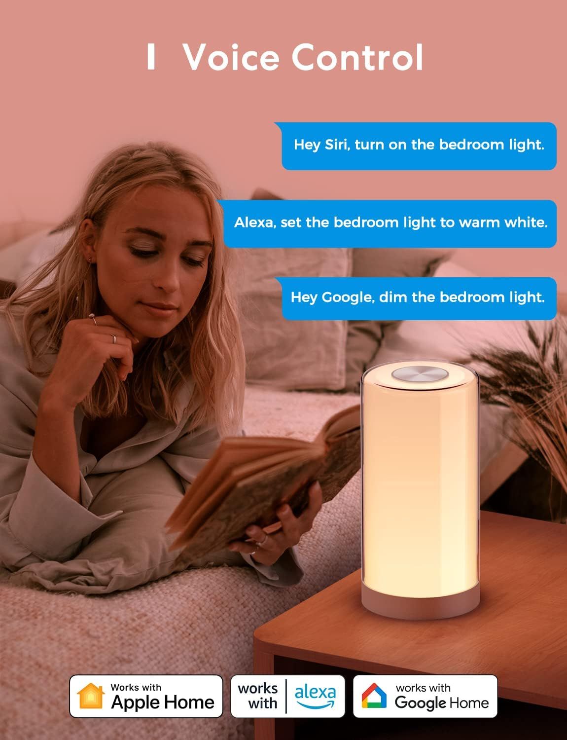 Lampa Nocna Led Wi-Fi Działa Z Apple Homekit