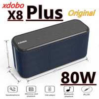 Xdobo x8 plus 80w Bluetooth портативна колонка Синя