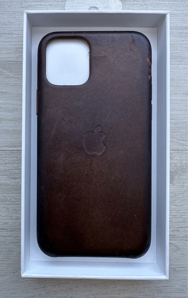 Iphone 11 pro leather case Saddle Brown