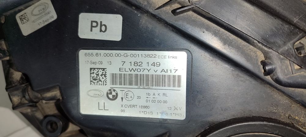 Lampy przód lewa prawa Bmw 7 F01 F02 2008 - 2015 Bi Xenon Led Skrętny