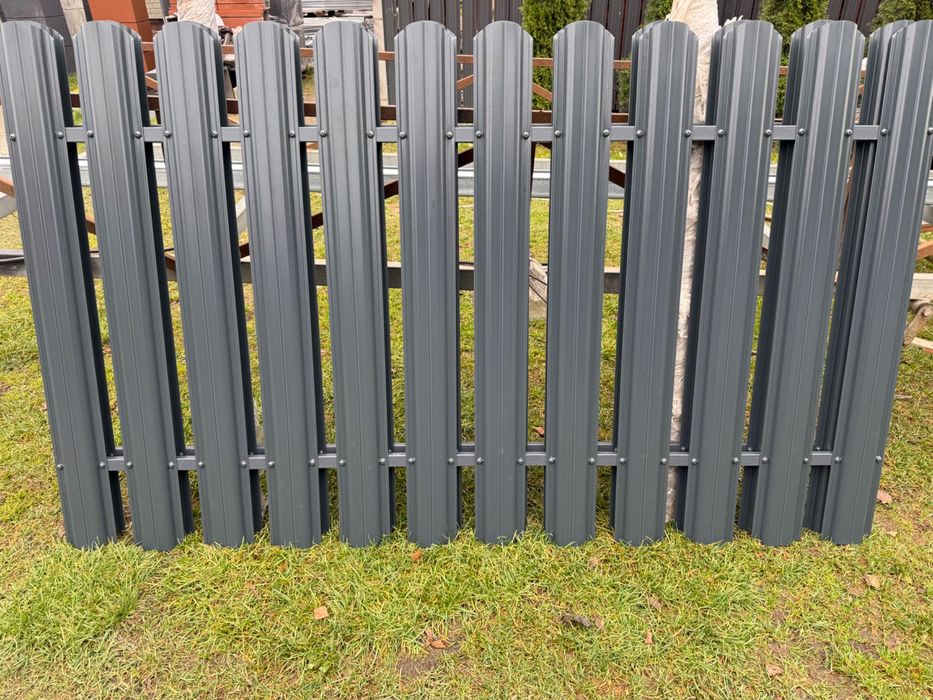 PRZĘSŁO OGRODZENIOWE 200x120 sztacheta metalowa ogrodzenie sztachetowe