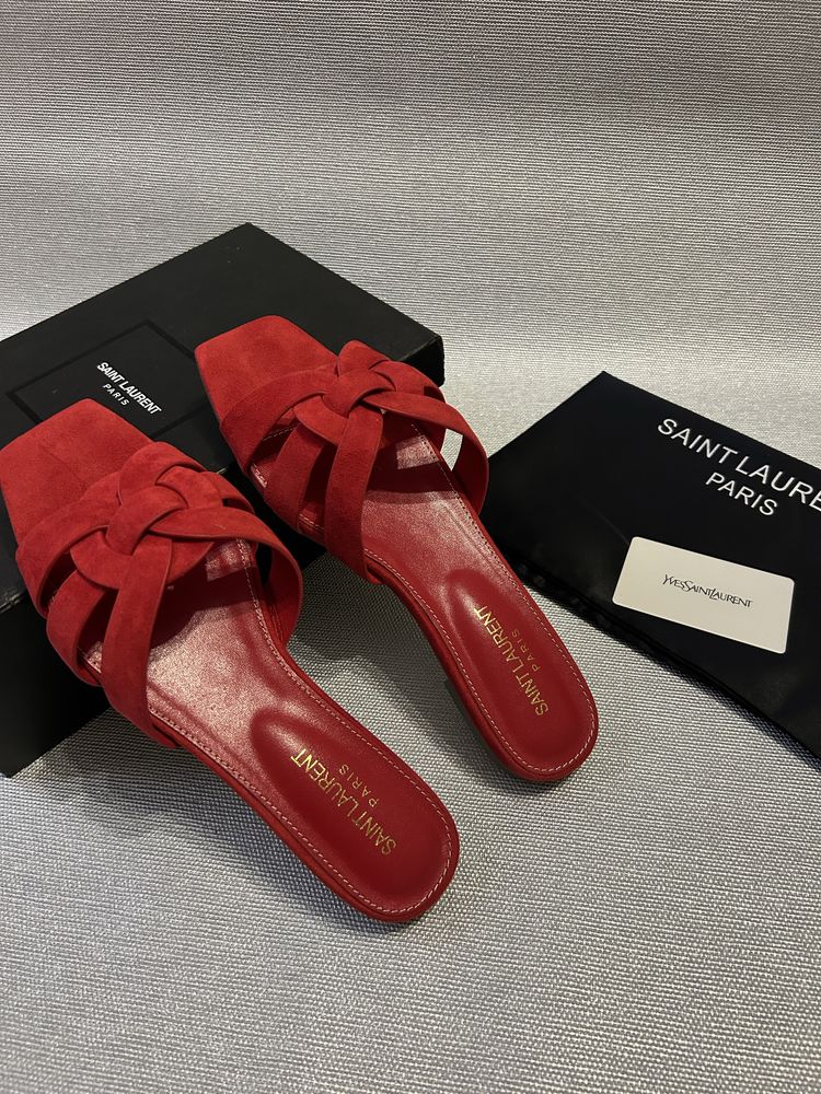 Шльопанці шлепки Saint Laurent YSL ysl