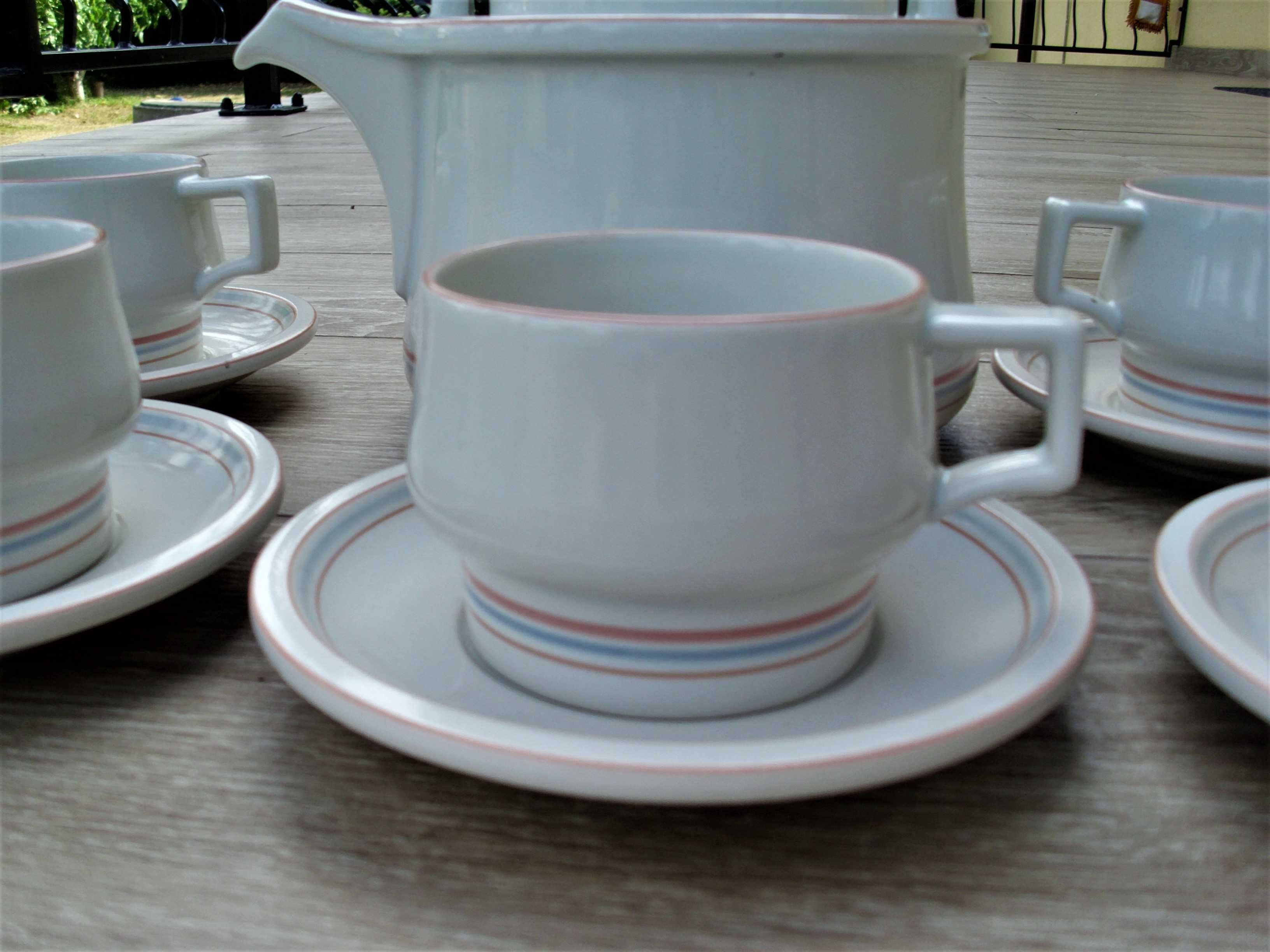 Duński serwis do herbaty B & G Bing Grondahl ceramika