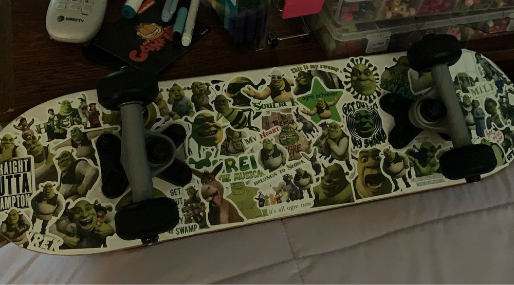 Смешные Наклейки Шрек в блокнот стикеры Shrek стикерпак Шрэк