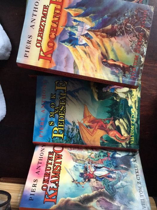 Piers Anthony Przesmyk centaura Niebiański cent Nocna mara, Ogrze i in