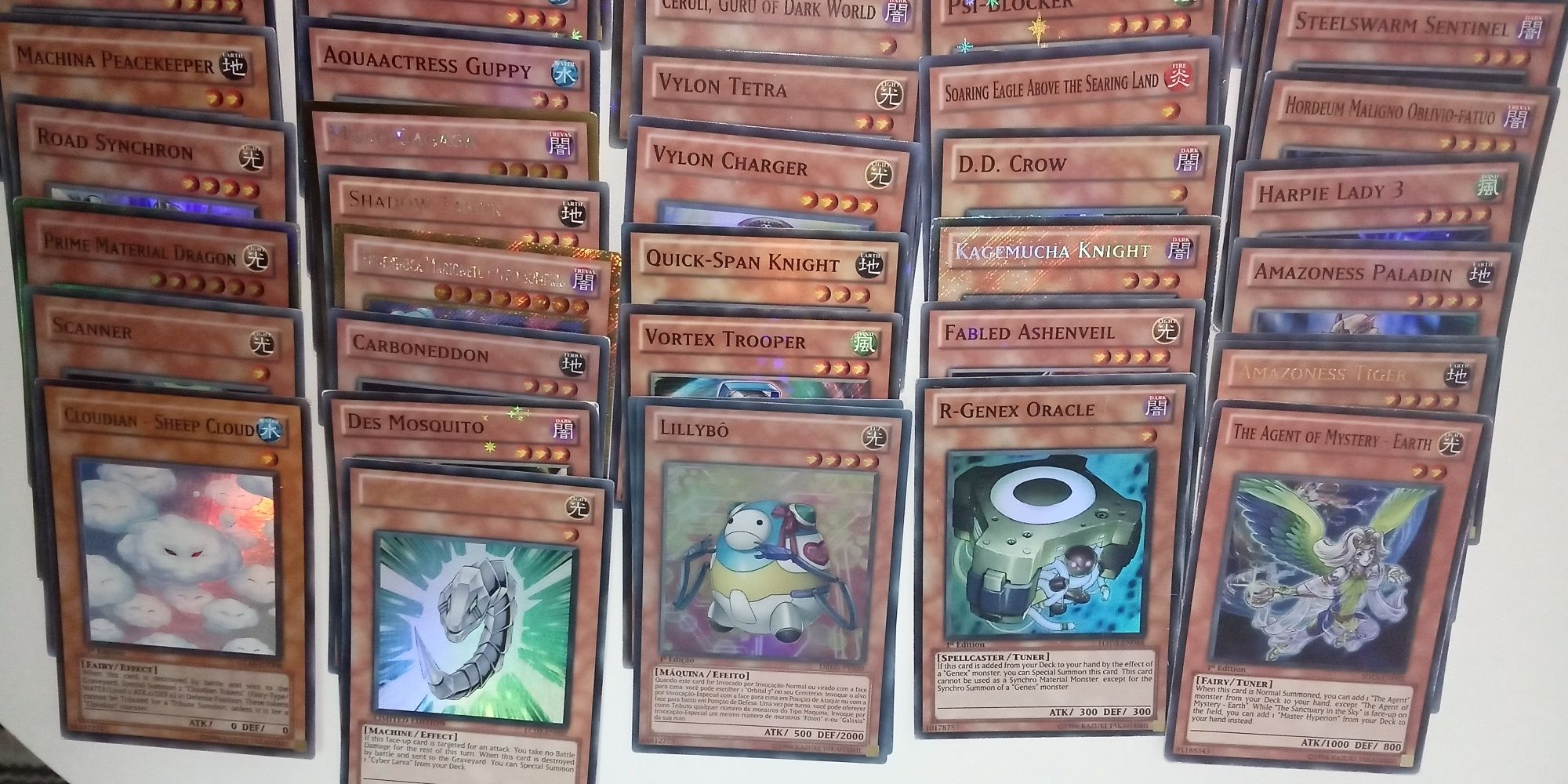 Cartas Yu Gi Ho cards