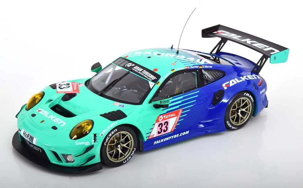 Model 1:18 Ixo Porsche 911 GT3 R #33 24h Nürburgring 2020 Falken