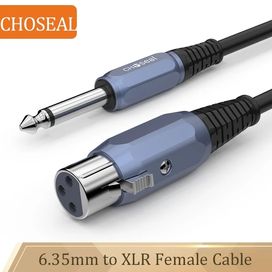Kabel XLR 3 pin do 6.3 mm 1m nowy
