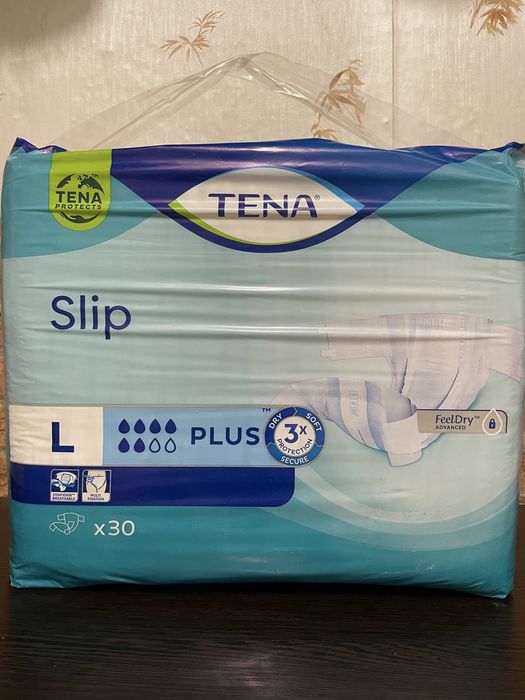 Памперси TENA Slip Plus L 6 капель