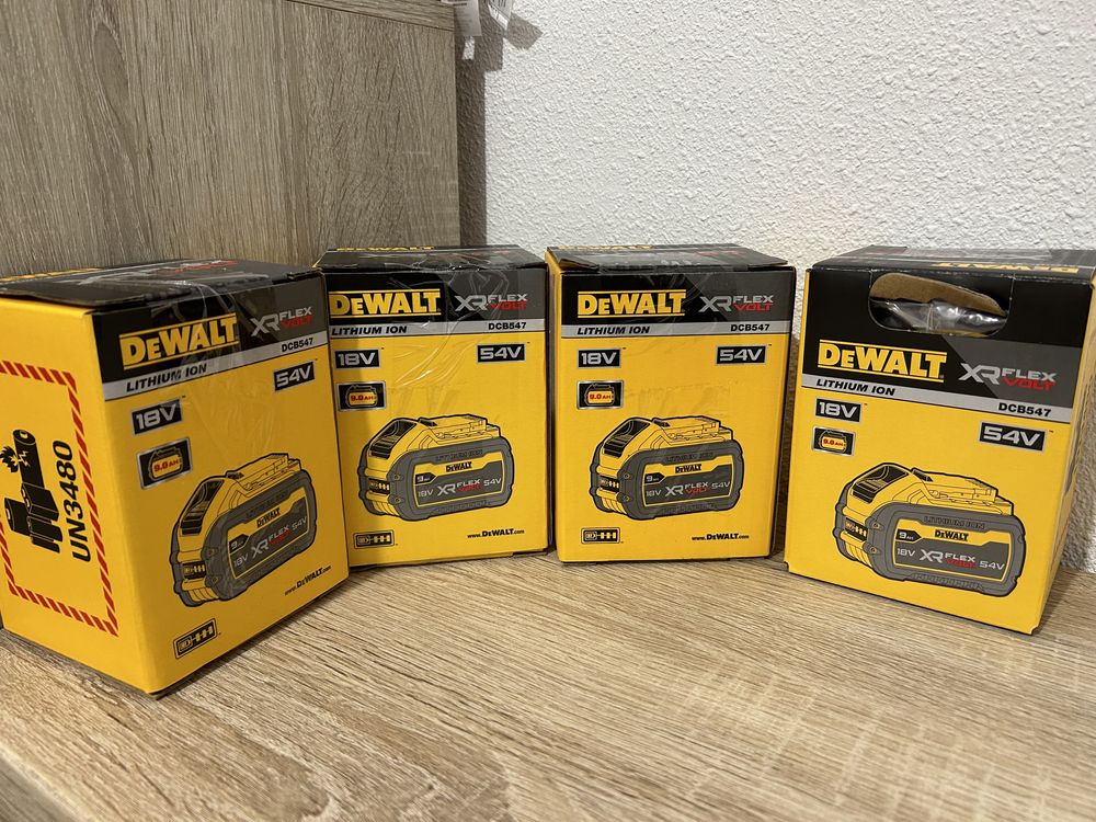 ТОП пропозиція! Акумулятори Dewalt flexvolt 9ah DCB 547 Оригінал
