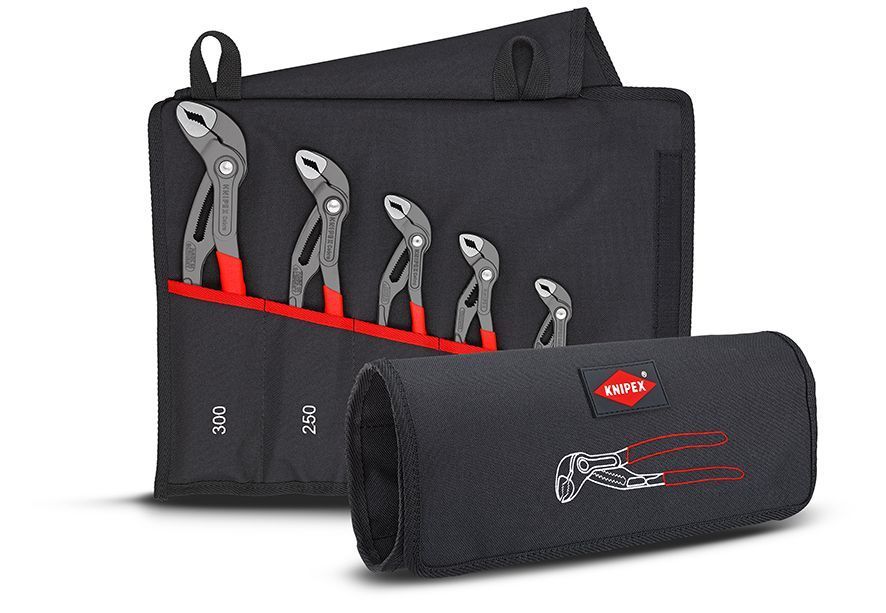 Zestaw Szczypiec Do Rur W Etui 5-Częśc 125,150,180,250,300Mm Knipex