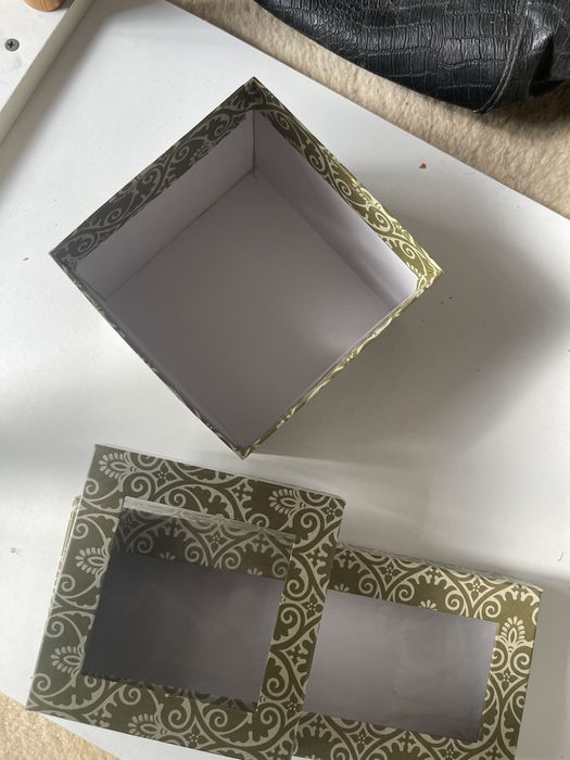 Лот 3 шт 100 грУпаковочные, подарочные коробки с картона