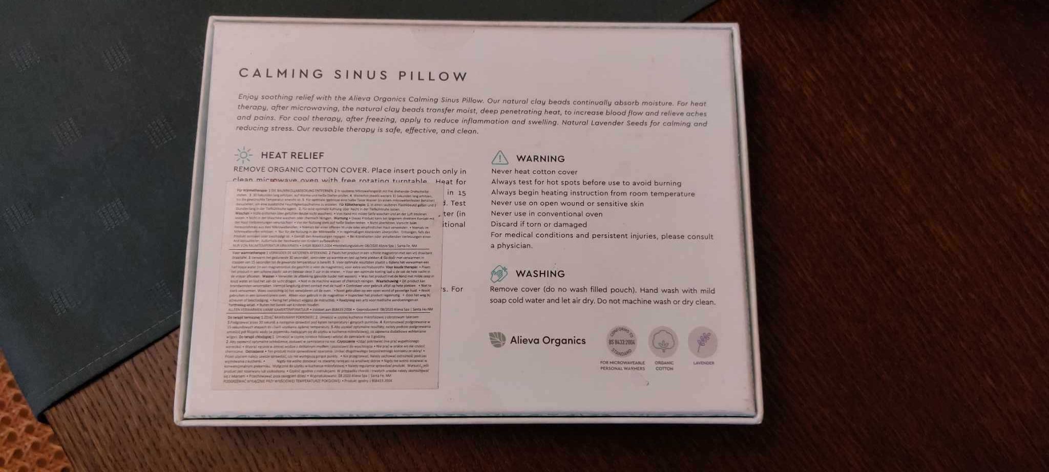 Sprzedam uspokajającą poduszkę - Calming Sinus Pillow