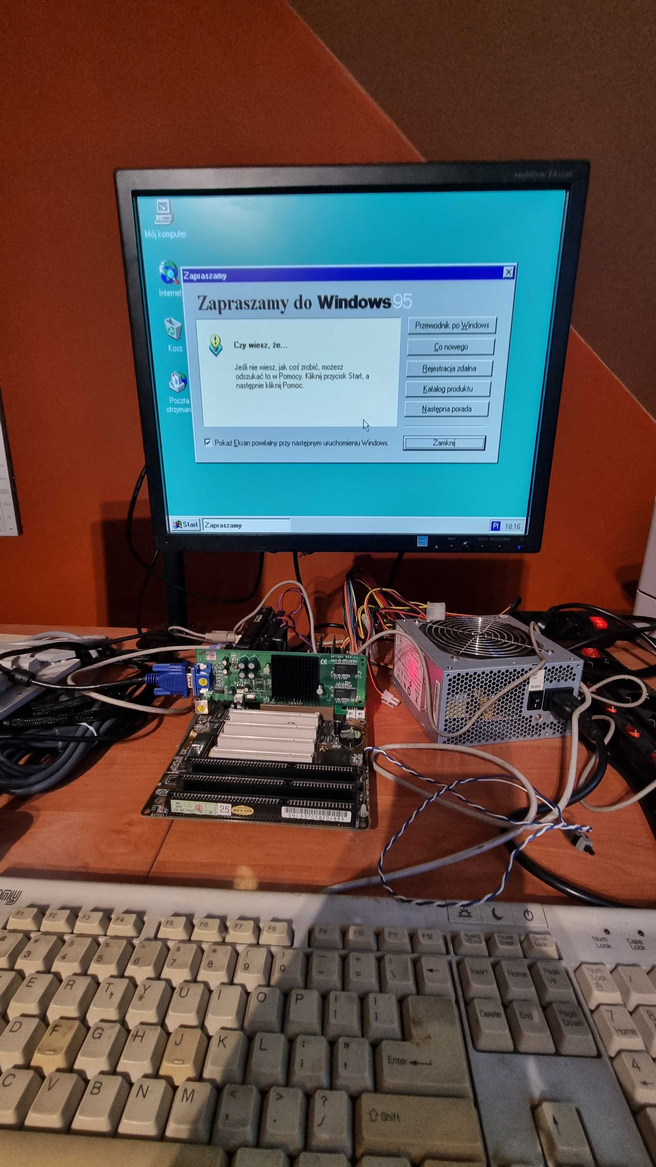 Retro płyta główna do komputerów Siemens Nixdorf D1156 pamięć grafika
