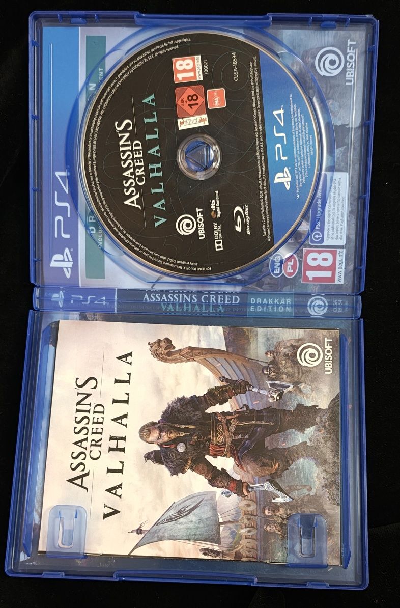Assassins Creed Valhalla PL na PS4 3xPL 100% Sprawna +Bezpł Update PS5