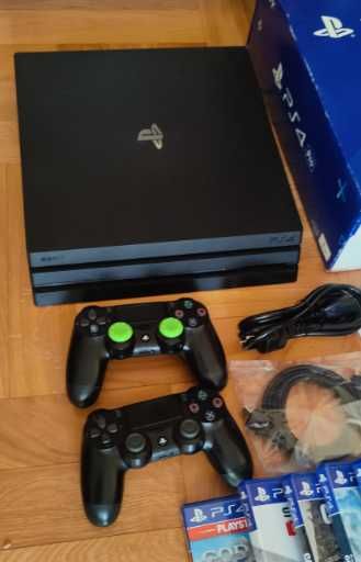 Playstation PS4 PRO 1TB 4K HDR + MEGA ZESTAW 27 super gier!!!