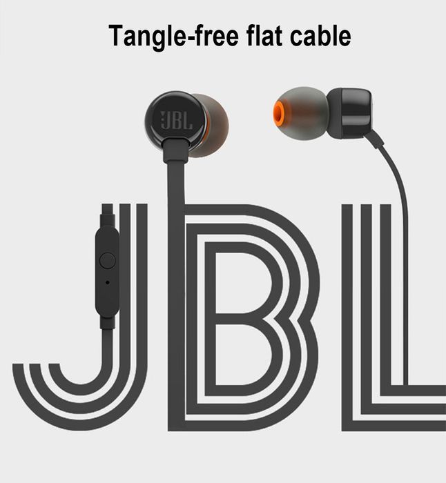 Słuchawki orginalne JBL Tune T110 Czarne NOWE