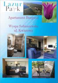 Burgund Apartament nad morzem, Gdańsk, Sobieszewo, Wyspa Sobieszewska