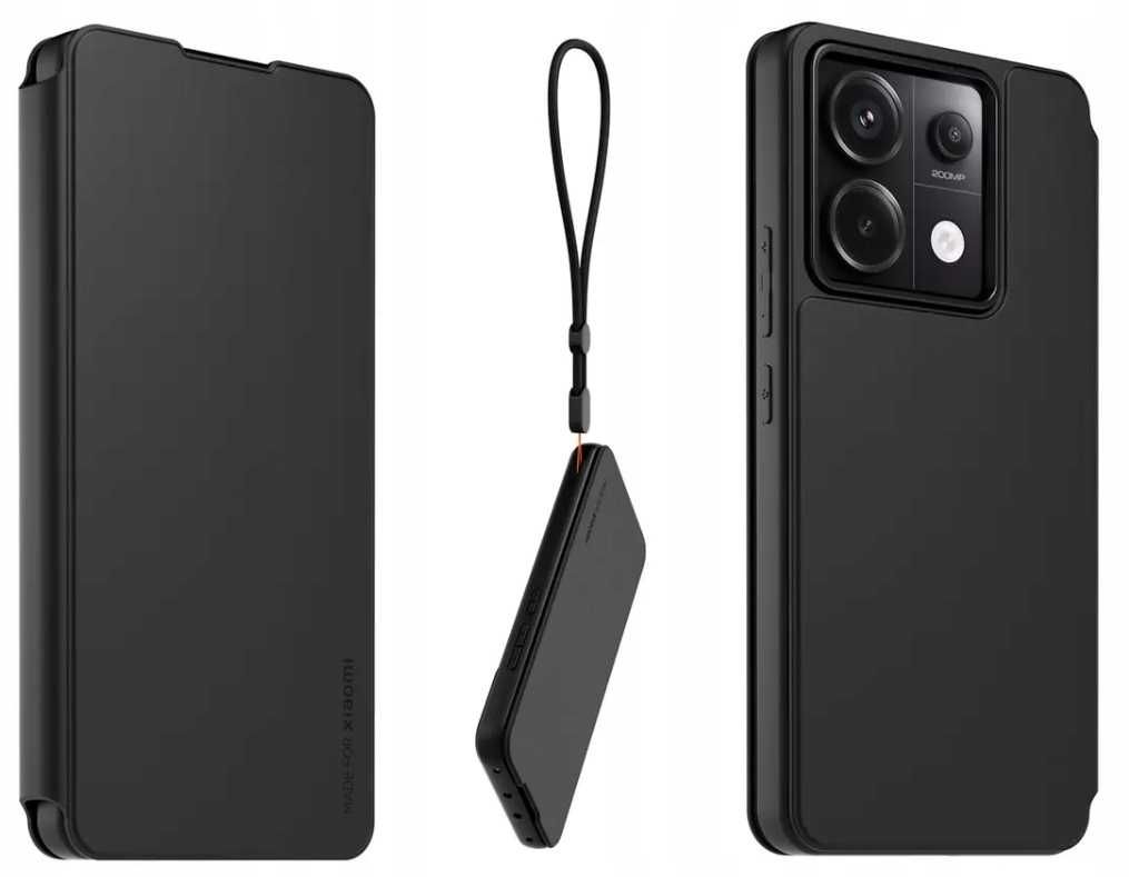 Etui z klapką made for xiaomi do Xiaomi Redmi Note 13 Pro 5G czarne