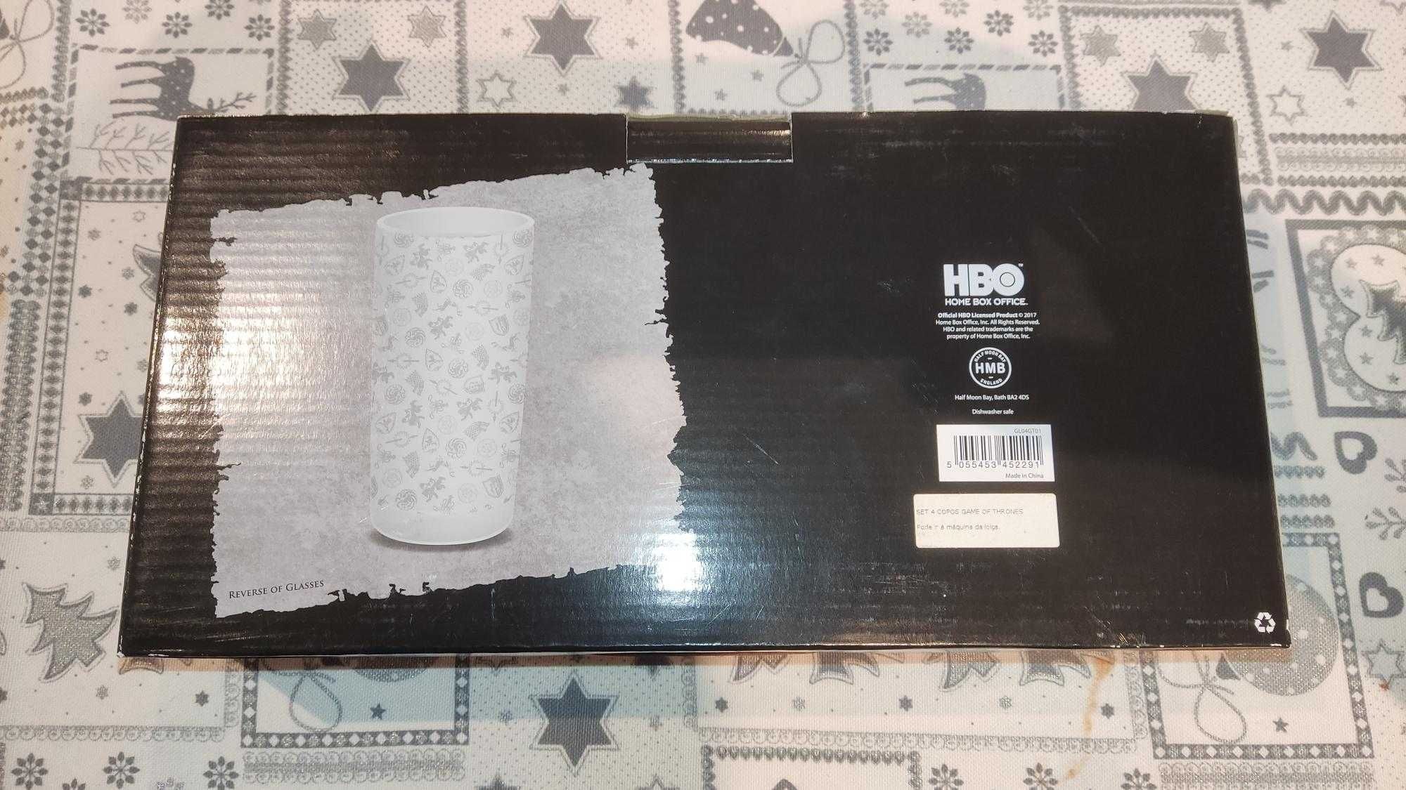 Conjunto de 4 copos Game of Thrones