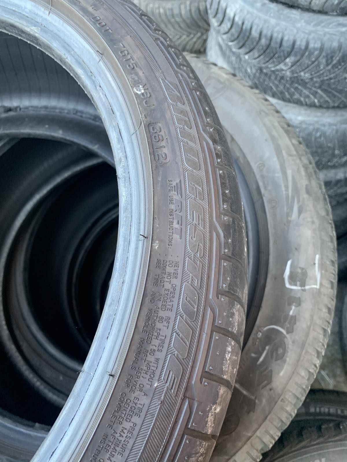 255.35.18 Bridgestone 1шт літо шини резина з Европи БВ склад Харків БУ