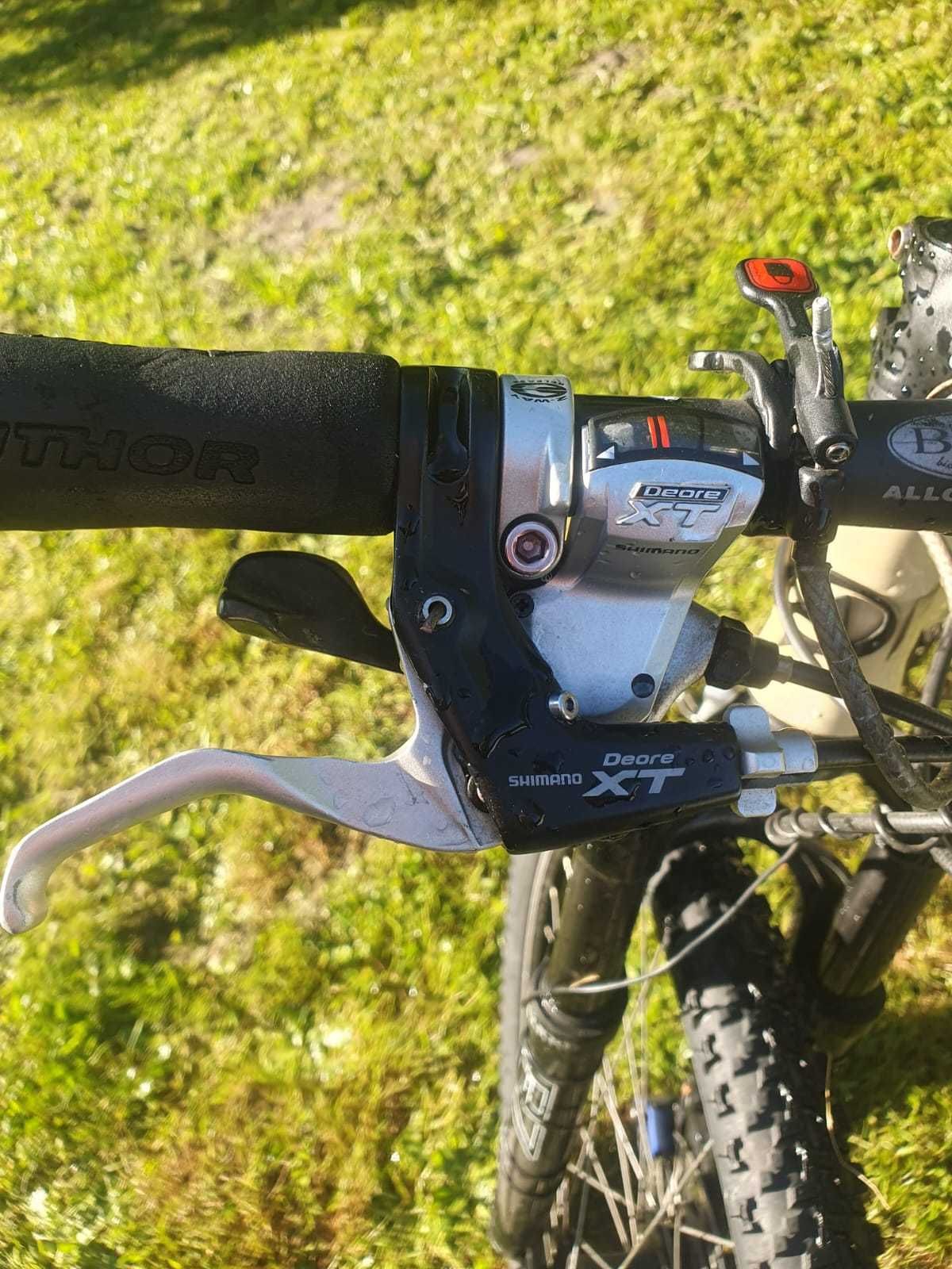 Rower Author MTB z super osprzętem (Deore XT, Manitou)