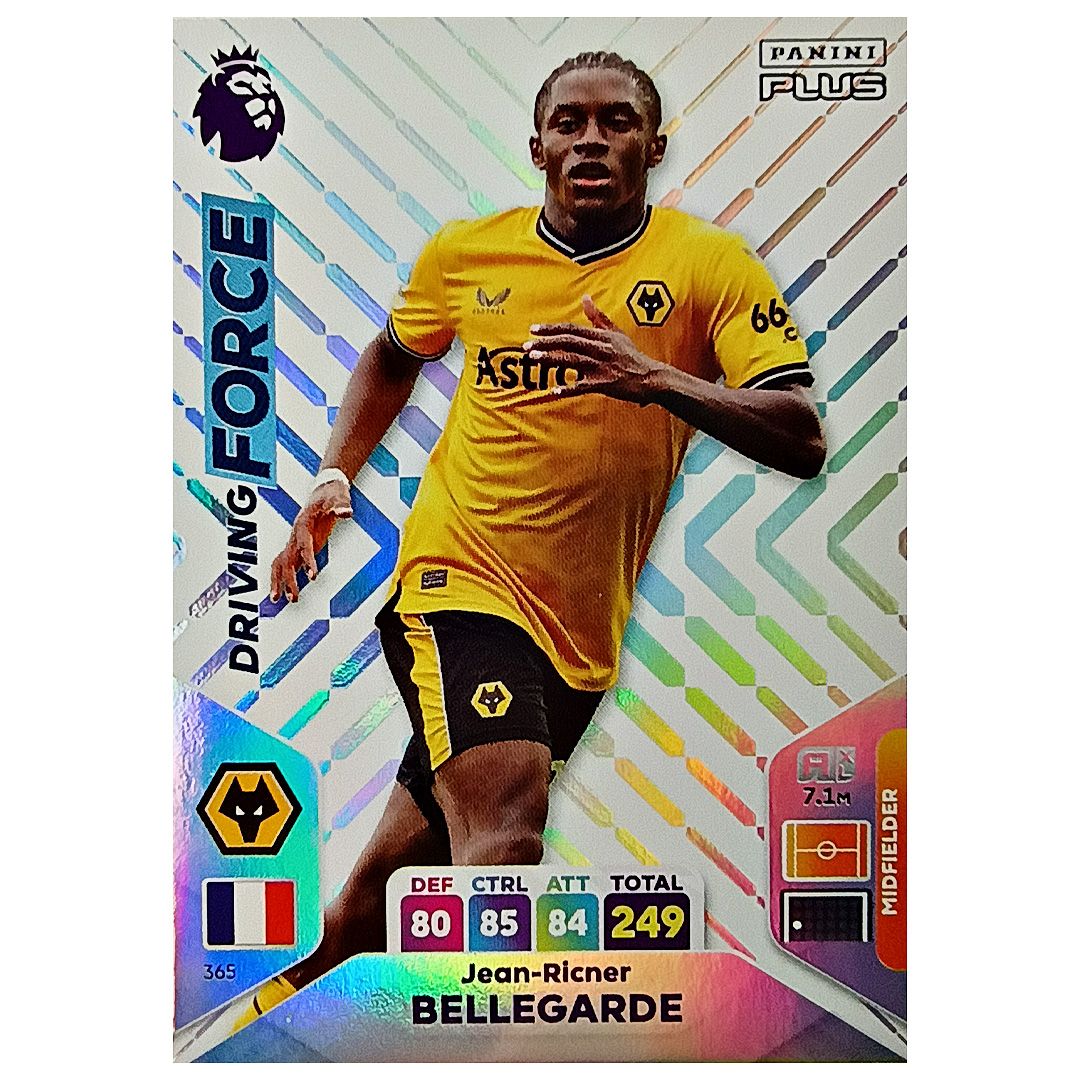 Karta Panini 365 Premier League 2024 Plus Bellegarde Driving Force