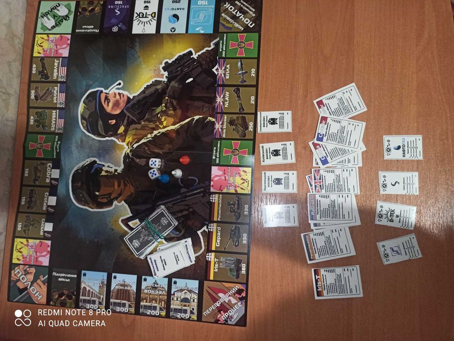 Настільна гра воєнна монополія