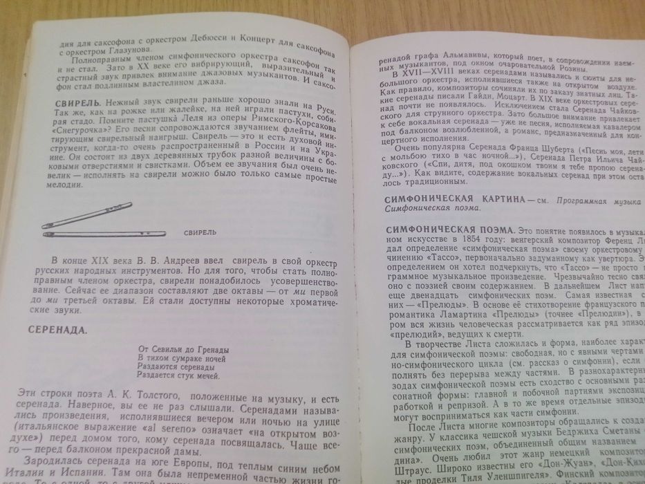 Музыкальный словарь в рассказах Л.Михеева