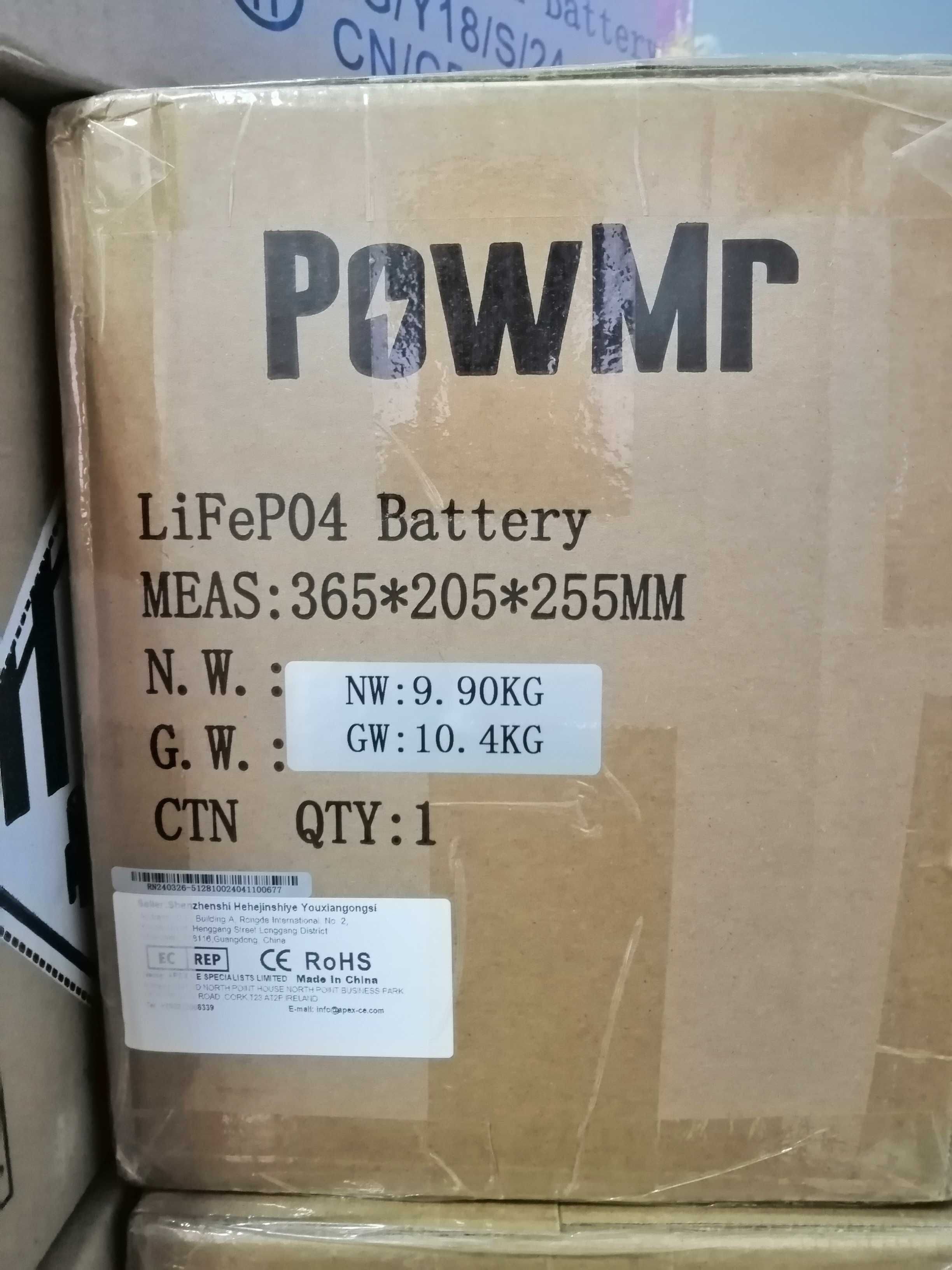 Акумулятор для ДБЖ PowMr 100Ah 12.8V Lifepo4! ( В наявності в Києві)