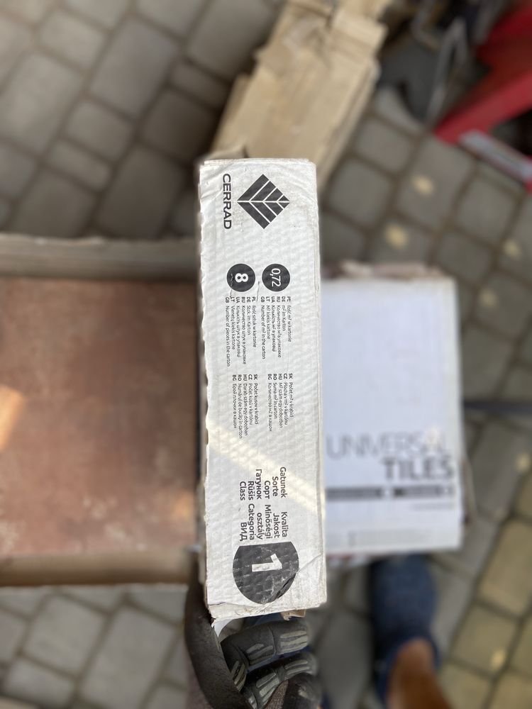 Plytki zewnętrzne Cerrad Piatto Red, 2,5m2