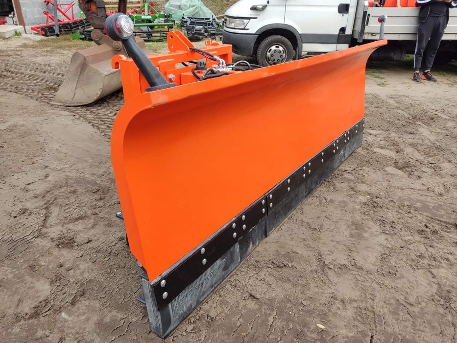 Nowy solidny pług do śniegu pług prosty metaltechnik GWARANCJA