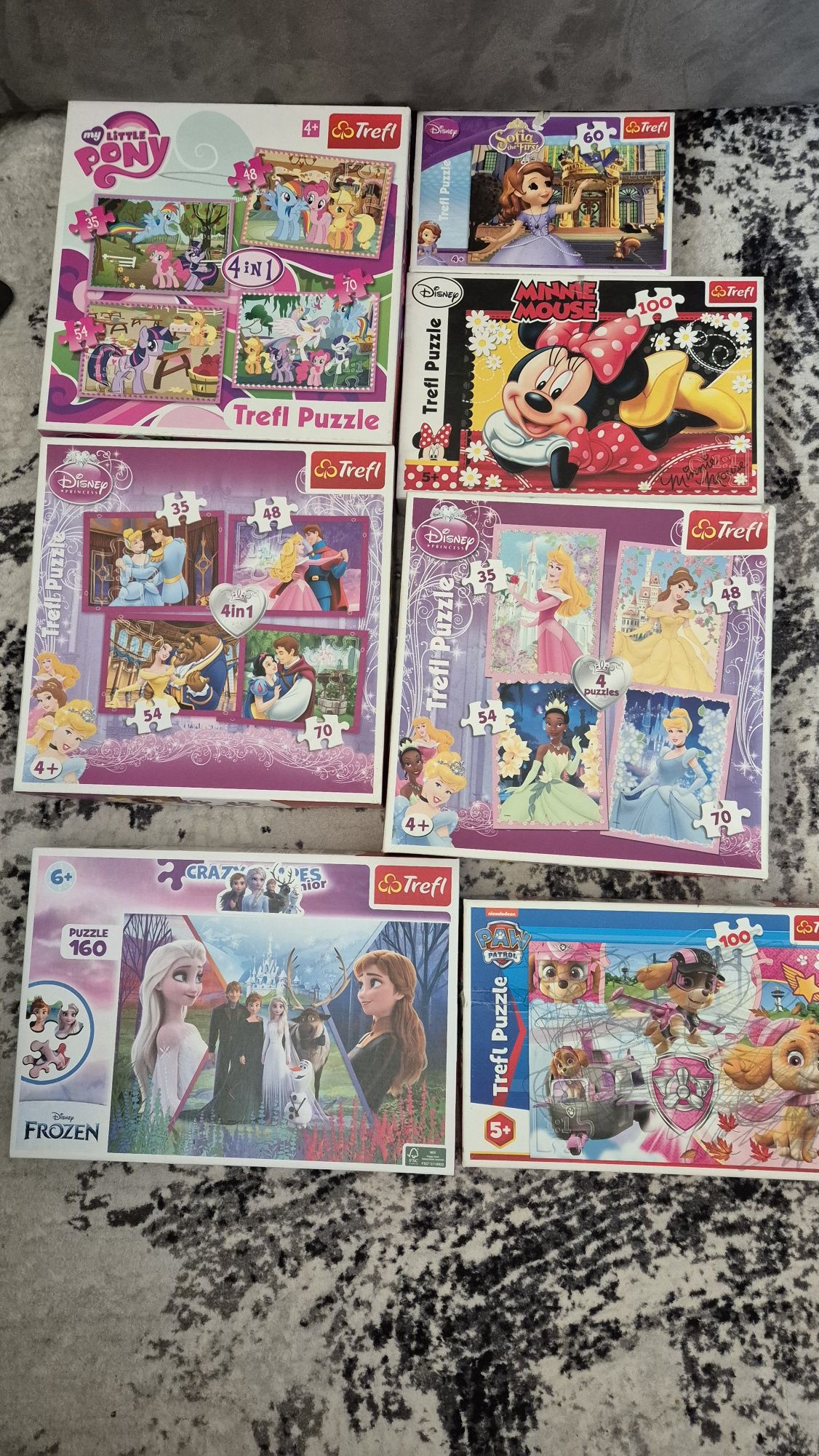 Puzzle zestaw całość