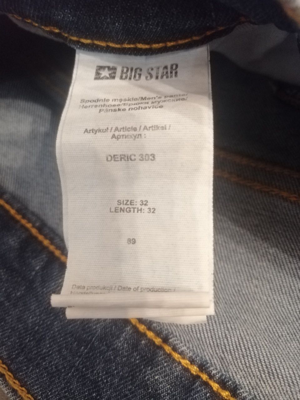 Spodnie jeansowe Big star rozmiar 32/32