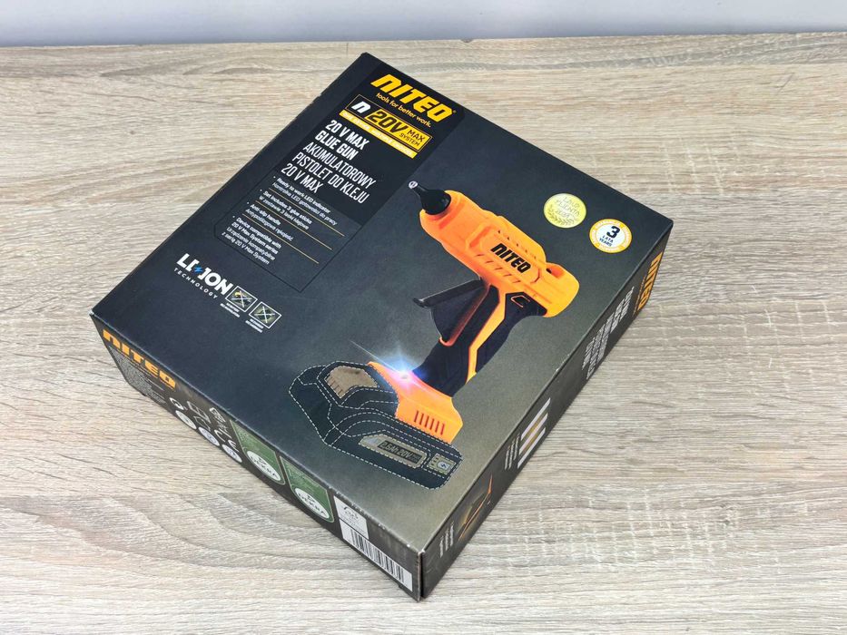akumulatorowy pistolet do kleju NITEO