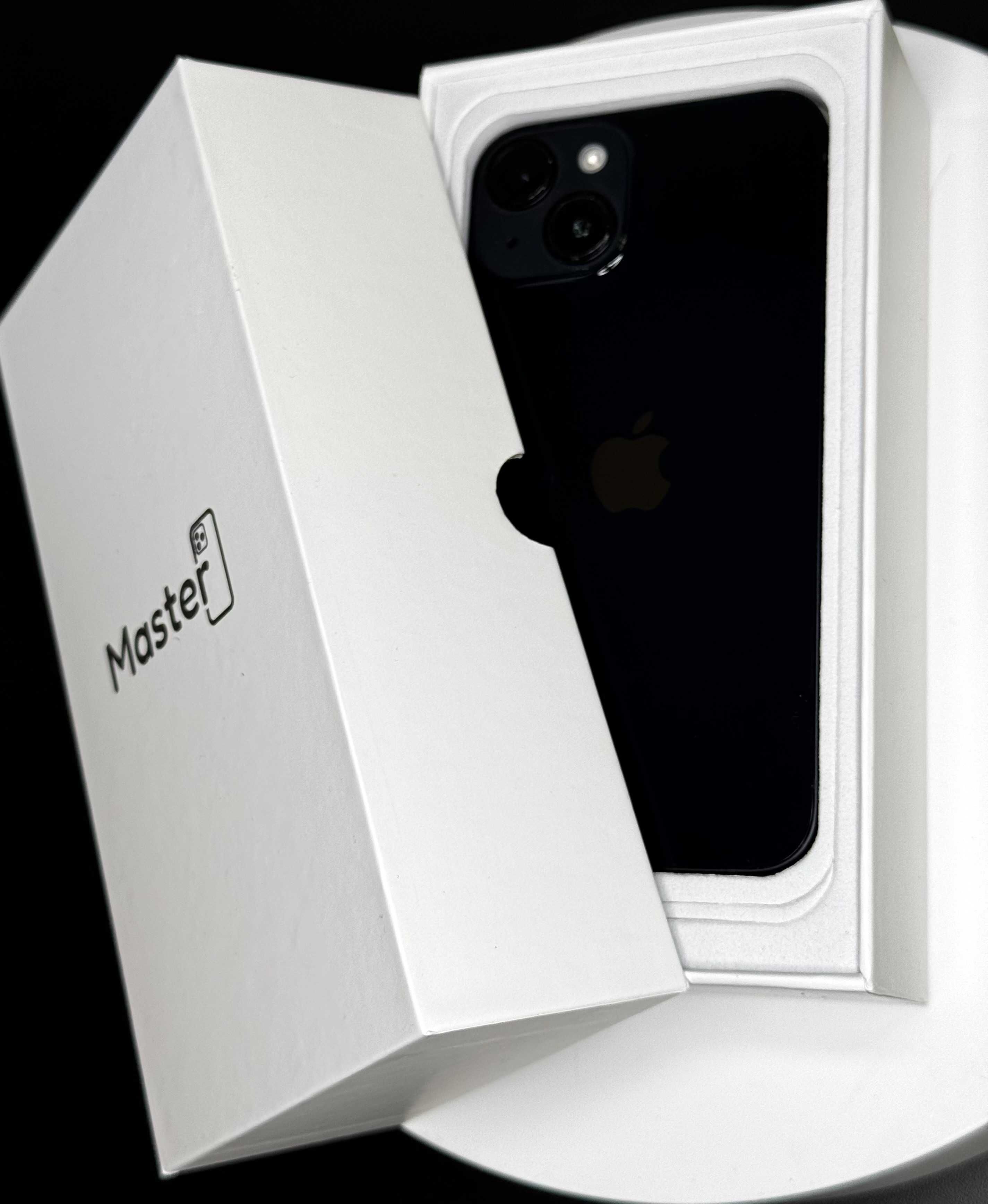 Apple iPhone 14 128GB Midnight jak nowy 100% bat 6msc gwarancji